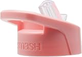 Smash Pastel Flower Water Bottle 700ml Pink Blue with Straw view 5