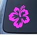 Hibiscus Flower Hawaiian Vinyl Decal Sticker Pink