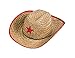 Universal Specialties Kid's Straw Sheriff Cowboy Hat with Star 2 Pack and 2 Bandanas Combo!