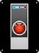 Wall-Color 9 x 12 Metal Sign - 1968 HAL 9000 of 2001 Space Odyssey Reproduction