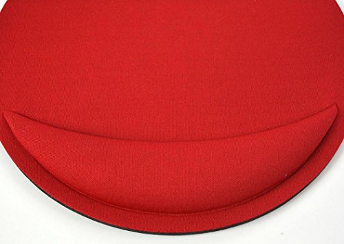 Coohole Gel Wrist Rest Support Game Mouse Mat Anti-slip Pad for Computer PC Laptop (Red 2, B)