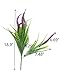 4pcs Artificial Fake Setaria Flowers Plants Bouquet Faux Plastic Plant Flower (Red)