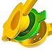 Lemon-Lime Squeezer/Zester Set, Manual Stainless Steel Citrus Press, plus Citrus Tool with Protective Cover to Grate Citrus/Garlic/Ginger, by Kedmi Kitchenware, Easy-to-Clean, FDA Approved