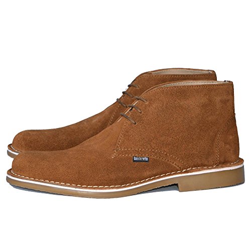 Lambretta Leather Desert Boots - Brown  . Imported Hi Leg Desert Army Style Boots Also Available, Fantastic Selection Of Desert Boots In Stock And Ready To Post.
