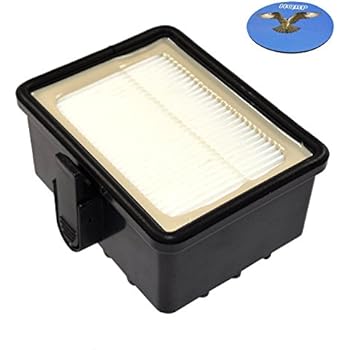 HQRP Post-Motor HEPA Filter for Shark NV200 NV200Q NV-200 NV-200Q NV2OO NV2OOQ Slim DuoClean Professional Upright Vacuum Cleaner Coaster