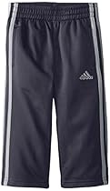 adidas Toddler Boys' Tricot Pant, Mercury Grey/Onyx/Heather, 2T