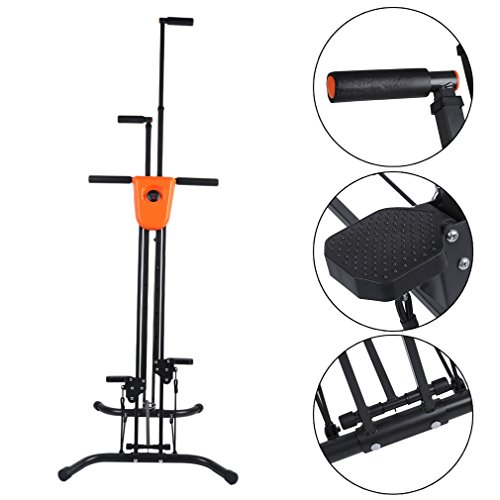 Belovedkai Vertical Climber, Stair Climber Climbing Exercise Machine With Digital Display (Black Model 2) - Thumbnail 5
