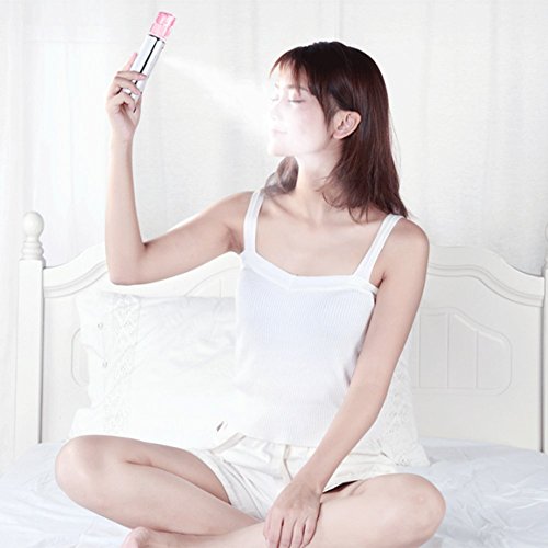 Nano Ionic Facial Steamer, Handheld Hot Mist Moisturizing Cleaning Pores Clearing Blackheads Acne Interior Humidifier Home Sauna Spa System Facial Atomizer Facial Hydration System Nano Sprayer - Thumbnail 6