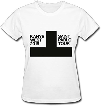 The Saint Pablo Tour Kanye West Fan Logo T Shirt for Women White