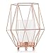 Skyera Candlestick Geometric Iron Tealight Candle Holders for Wedding Top Centerpiece, Home table Decor, Ideal for Halloween, Christmas, Weddings, Parties, Housewarming & Birthday Gift