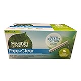 Seventh Generation Applicator Tampon - Super, 16 count Boxes (Pack of 2)