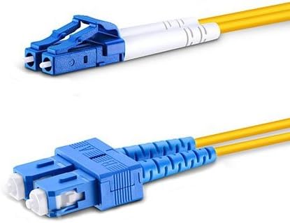100m LC to SC Single Mode Fiber Patch Cable Duplex OS2 9/125