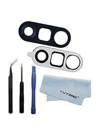 yuyond Nueva cámara trasera cámara trasera lente de vidrio carcasa para LG G5 + adhesiver calcomanía + Herramientas de reparación + paño limpio