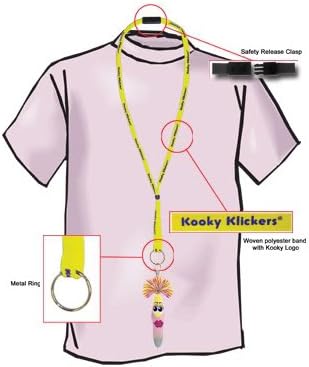 Kooky Lanyard - 19" Yellow Lanyard