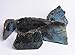 JIC Gem Healing Labradorite Upright Stone Gemstone Worry Therapy Crystal Point Reiki Stone Home and Office Decor 1-2 lb