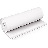 White Foam Sheets Roll, Premium Cosplay EVA Foam Sheet，10mm Thick,13.9"x39",High Density 86kg/m3 for Cosplay Costume, Crafts,
