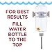 Kaytee Flat Bac Water Bottle, Rabbit/Ferret - 32 oz.