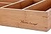 Heim Concept Drawer Organizer Bamboo Cutlery Tray Silverware Organizer/Utensil Holder, Drawer Dividers Organizer for Silverware, Flatware, Knives in Kitchen