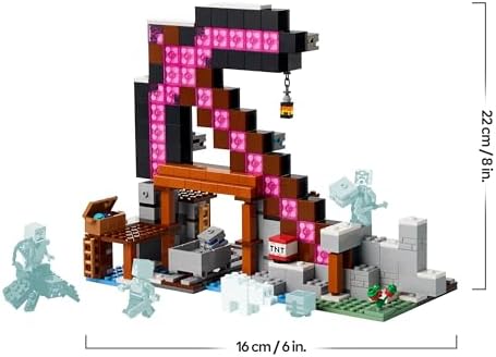 Minecraft The Pico Mine - Brinquedo Interativo - Figuras de Alex, Mineiro e Cavaleiro Aracnídeo Errante - Presente de Jogador Colecionável para Rapazes e Raparigas 8+ Anos 21277