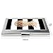 PANBOM Imiao Professional Business Card Holder Business Card Case Metal Card Holder Slim Design for Men & Women (Stripe Pineapple)