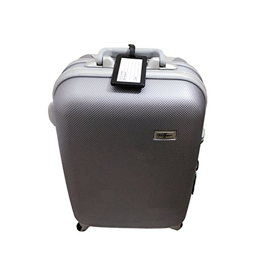 LJY Travel Luggage Suitcase Labels ID Tags Business Card Holder, Set of 8