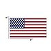USA Magnet American Flag Bumper Sticker - 4x6 - Weather and UV Resistant from Flexible Magnets (Pack-1)