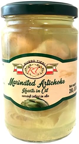 Russo Tiesi Marinated Artichoke Hearts in Oil from Italy