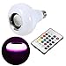 JahyShow LED RGB Color Bulb Light E27 Bluetooth Control Smart Music Audio Speaker Lamps