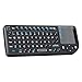 Rii 2.4G Mini Wireless Keyboard with Touchpad Mouse,Lightweight Portable Wireless Keyboard Controller with USB Receiver Remote Control for Windows/ Mac/ Android/ PC/Tablets/ TV/Xbox/ PS3. X1-Black  . primary
