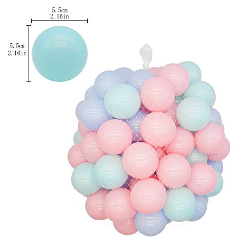 Trendbox 100 Macaron Ocean Ball (Ship from USA) for Babies Kids Children Soft Plastic Birthday Parti - //coolthings.us