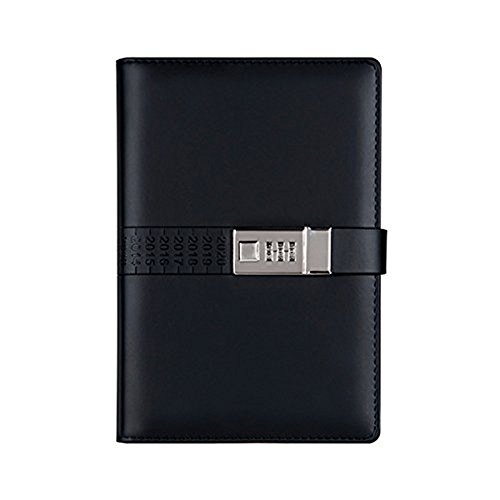 A5 PU Leather Journals Note books Secret Diary with Lock