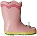 Kidorable Lotus Flower Yellow and Pink Natural Rubber Rain Boots