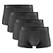 DAVID ARCHY Men's Underwear Ultra Soft Micro Modal Moisture-Wicking Trunks for Men, 4-Pack (L, Dark Gray)