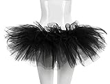 Mljsh Adult TUTU Skirt Women's Classic 5 Layered Dance or Ballet Dress up Dance Skirt