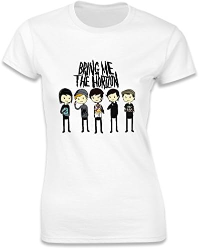 Bring Me The Horizon Cartoon Band Metal Rock Oli Sykes, Women's T-Shirt
