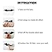 Ivenf Halloween Decorations Bat Wall Decals Stickers Decor, 60 Pack 3D Bats Window Decals, Bat Halloween Door Decor