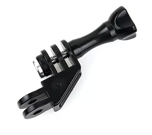 Goliton® Compact 90 degree elbow mount adapter For GOPRO HERO 2/3/3+/4/5/4 Session/5 Session And XiaoYI、 Xiaomi - Black