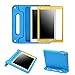 HDE Case for iPad 9.7-inch 2018 / 2017 Kids Shockproof Bumper Hard Cover Handle Stand w/ Built in Screen Protector for New Apple Education iPad 9.7 Inch (6th Gen) / 5th Generation iPad 9.7 Blue Yellow