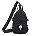 U-LIAN USA Flag Patch Tactical Morale Patch USA Flag Punisher Skull Patch Embroidered Hook&Loop Fastener Backing Military Emblem (Black)