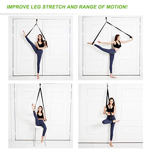 UBING Leg Stretcher, Door Flexibility Trainer, Over The Door Strech