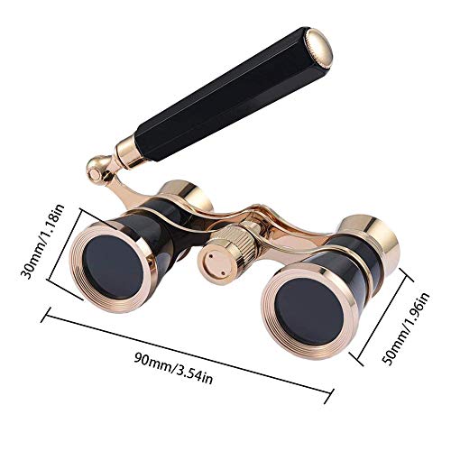 Bulary Opera Glasses Theater Vintage Binoculars with Handle