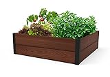 Keter Maple Raised Garden Bed Durable Outdoor