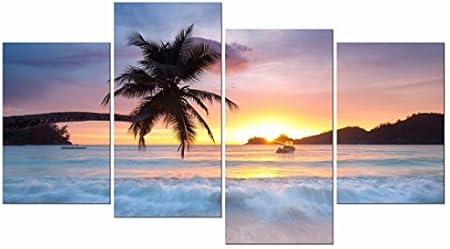Download Art mural de plage de toile sur le theme Free