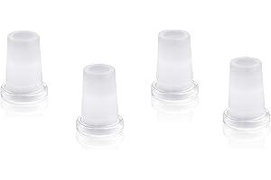 BMTICK Glass Tube Pipe Joint Adapter Connector 10/14 and 14/18 Joint Sizes for Chemistry Laboratory Set Up (4, 14/18 Joint)