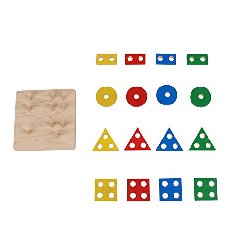 Купить Plan Toy Geometric Sorting Board в интернетмагазине Amazon с