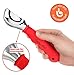 Rubber Ice Cream Scoop with Comfort Grip Handle - Scoops IceCream Easily - Scooper for Cookies and Melon Ball Maker Too - Dishwasher Safe