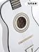 Star Kids Acoustic Toy Guitar 23 Inches Color White, MG50-WH