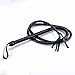 BinaryABC Leather Whip ,Handle Whip for Halloween Costume Accessories 1.6m(Black)