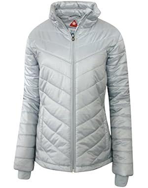 Women's Morning Light II Insulated Omni-Heat Jacket Light Grey
