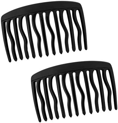 Charles J Wahba Squiggly Tooth Comb Pair Black